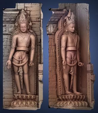 3D model Devi statue (STL)